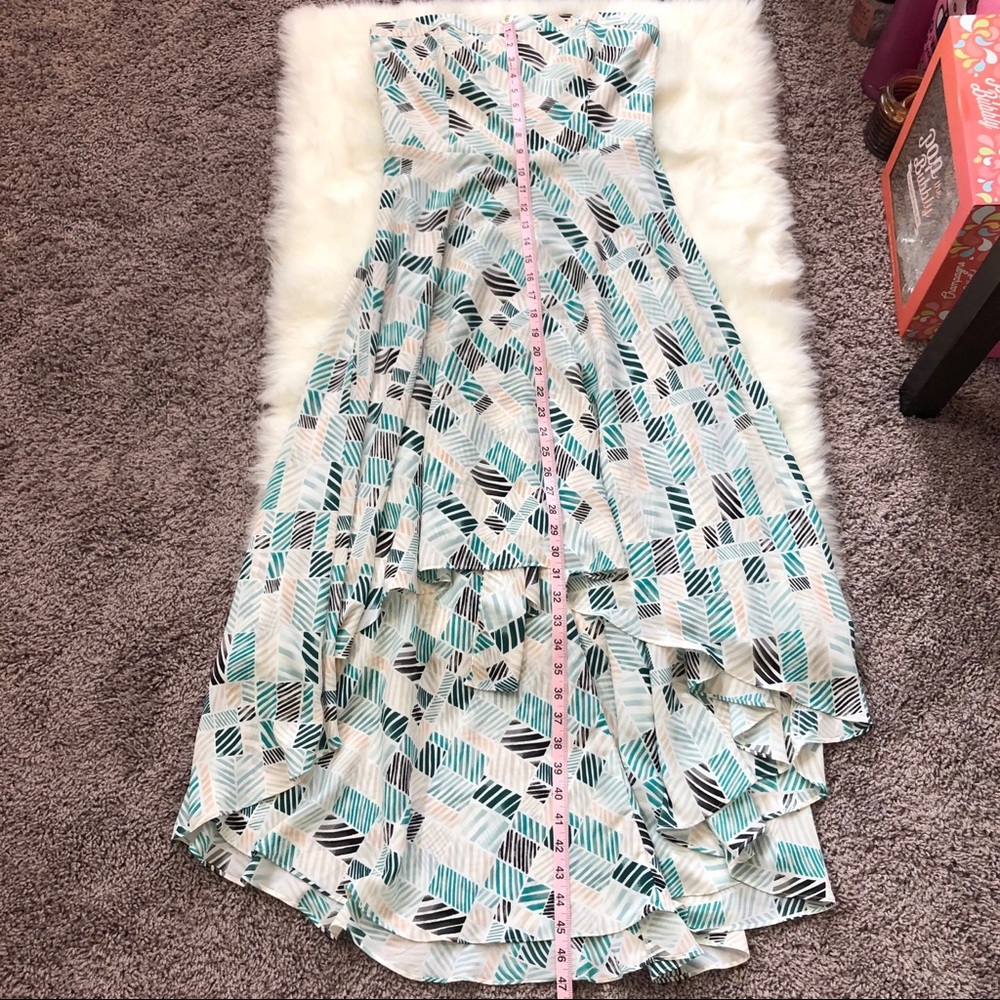 WHBM Line Pattern High-Low Multi-Way Dress - Picture 14 of 15
